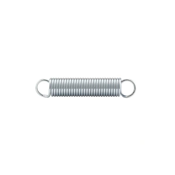 Prime-Line Extension Spring, Steel, Nickel-Plated Finish, 0.072GAx9/16inx2-7/8 in, Closed Single Loop 2 Pack SP 9668 - main